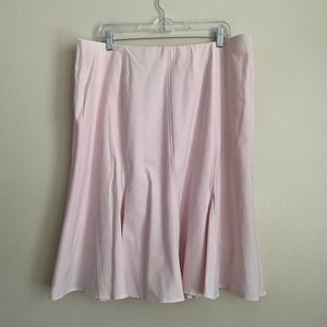 Worthington Woman 18W Plus Stretch Light Pink Midi Skirt